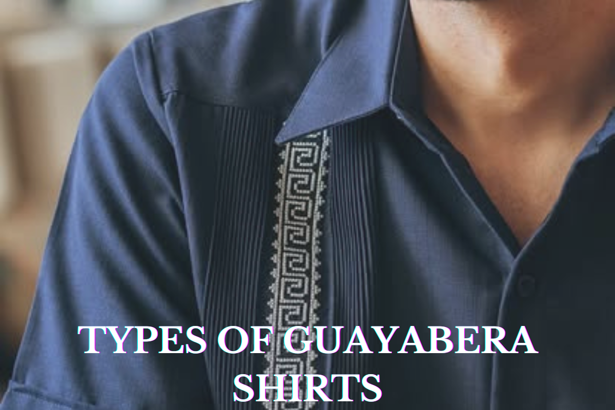Diferent types of guayabera shirts