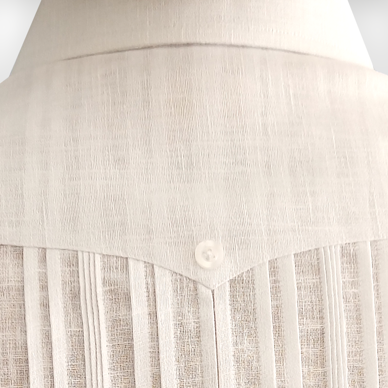 Man wearing formal white guayabera for wedding – Casa Habana Collection