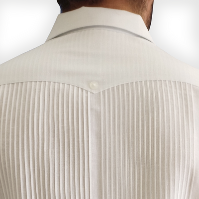 White Presidential Guayabera Shirt for Men – Luxury Cuban Cotton by Casa Habana
